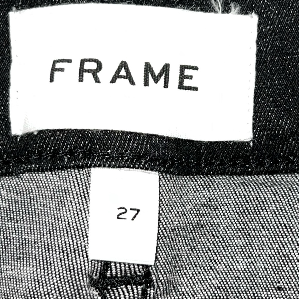 Frame Denim Black Straight Leg Jeans - Picture 9 of 11